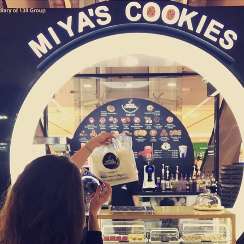Visit our @hilimall branch ❤️ for freshly baked cookies and freshly brewed coffee ☕️