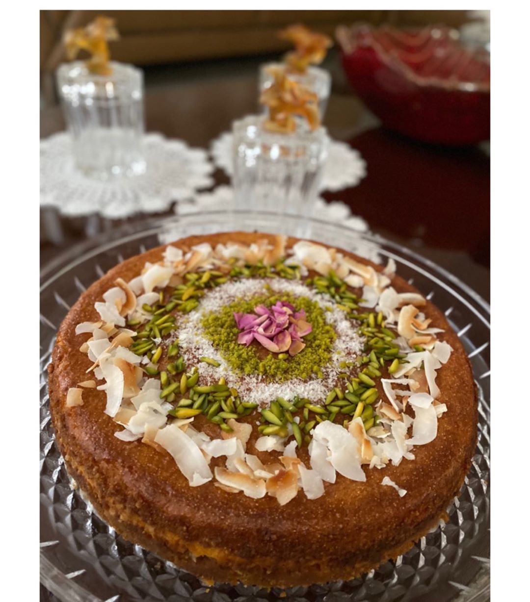بسبوسة چيز كيك