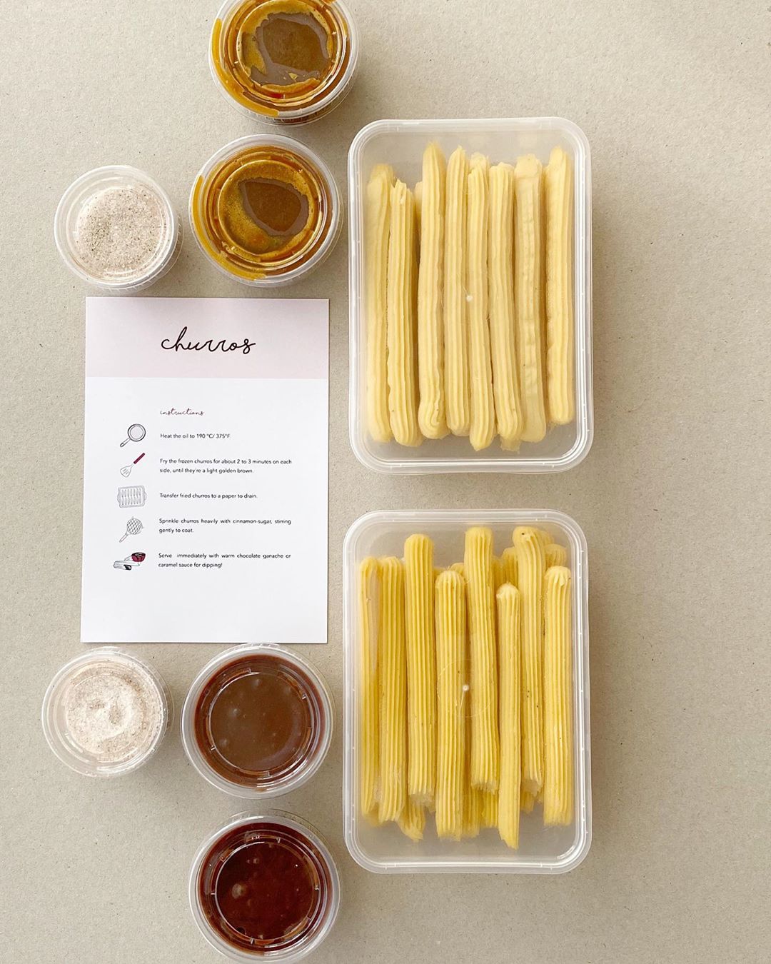 Churros ready to fry package
Fry our freeze with love churros and enjoy it while watching a movie #quarantine #quarantinelife #movie #netflix