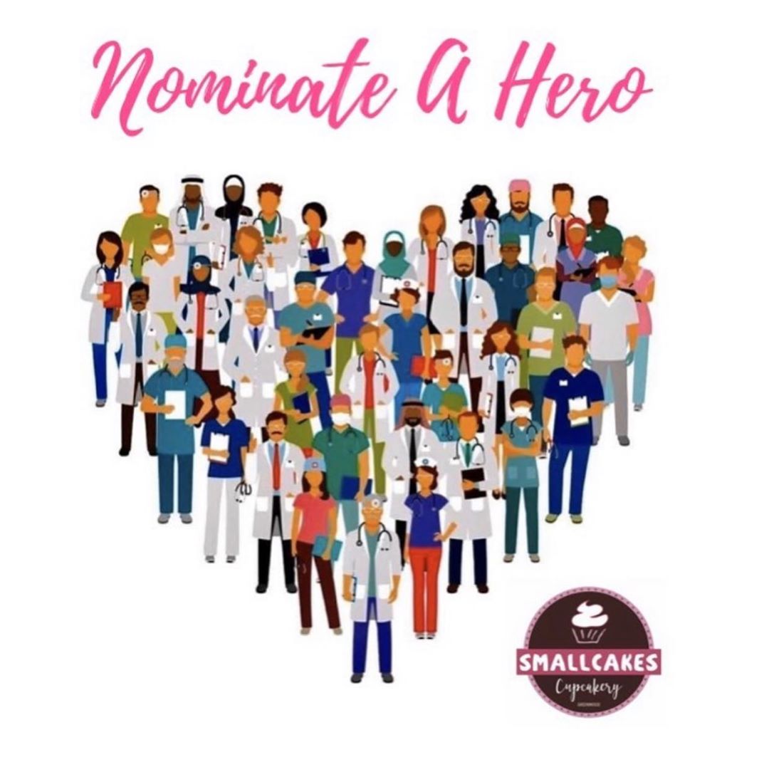 NOMINATE A HERO
Once a week during the month of May, we will be giving away a gift to a hero, showing our thanks for the dedication they’re giving our community!
Nominate (tag) one hero in the comments below. We will choose a new winner each week!
Thanks for participating!