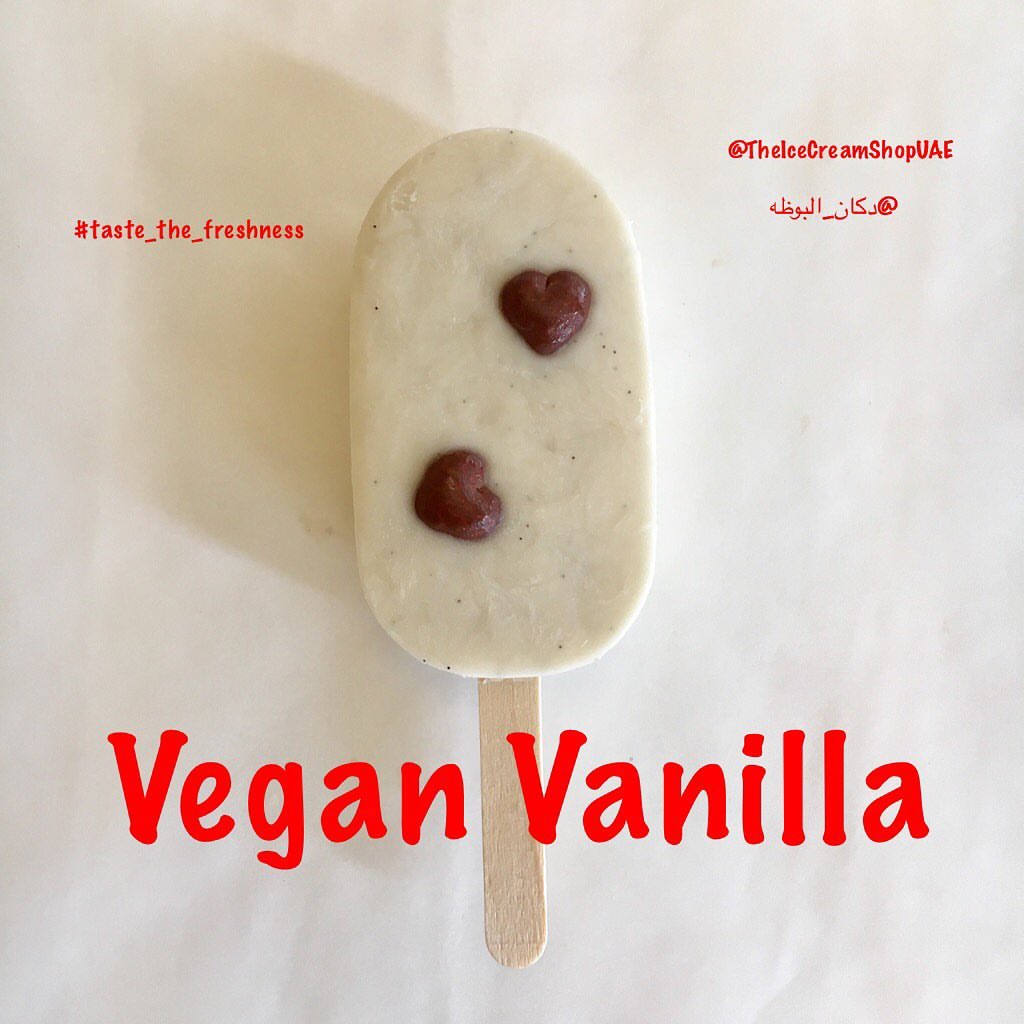 Awesome vegan vanilla with crunchy vegan hearts special ice pops for the festive season, dairy, gluten and refined sugar free. Made fresh to orders using 100% organic vegan ingredients #yum #fresh #organic_icepops #vegan #taste_the_freshness #order_now #we_love_icecream #noartificialcolor #noartificialflavor #booza #boozawabas #dubai #mydubai #uae