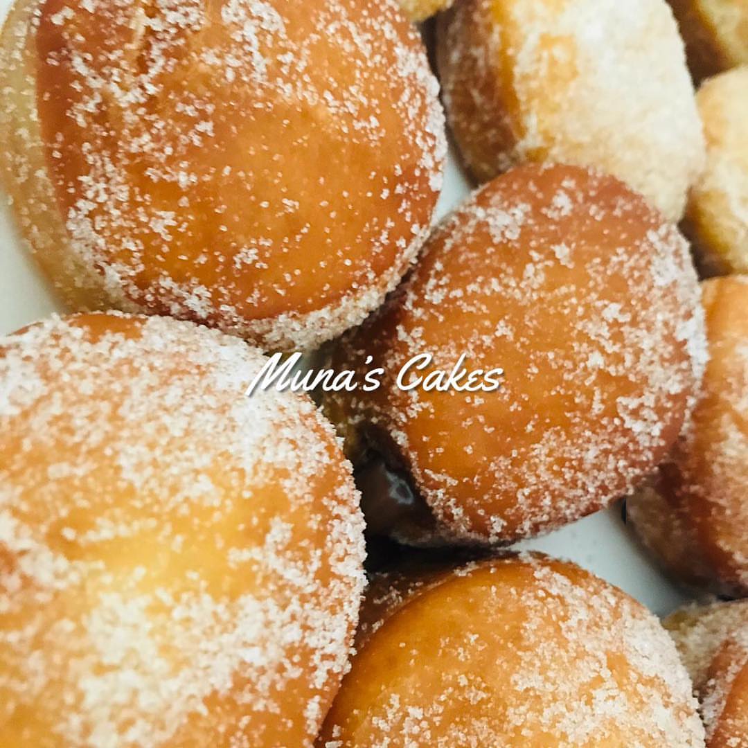 Homemade donuts with Nutella filling #donuts #donut#nutella #cake#homemade#sugar#sweets#chocolate #instafood#instagram #dubai#dxb#uae#life#happy#fresh#summer
