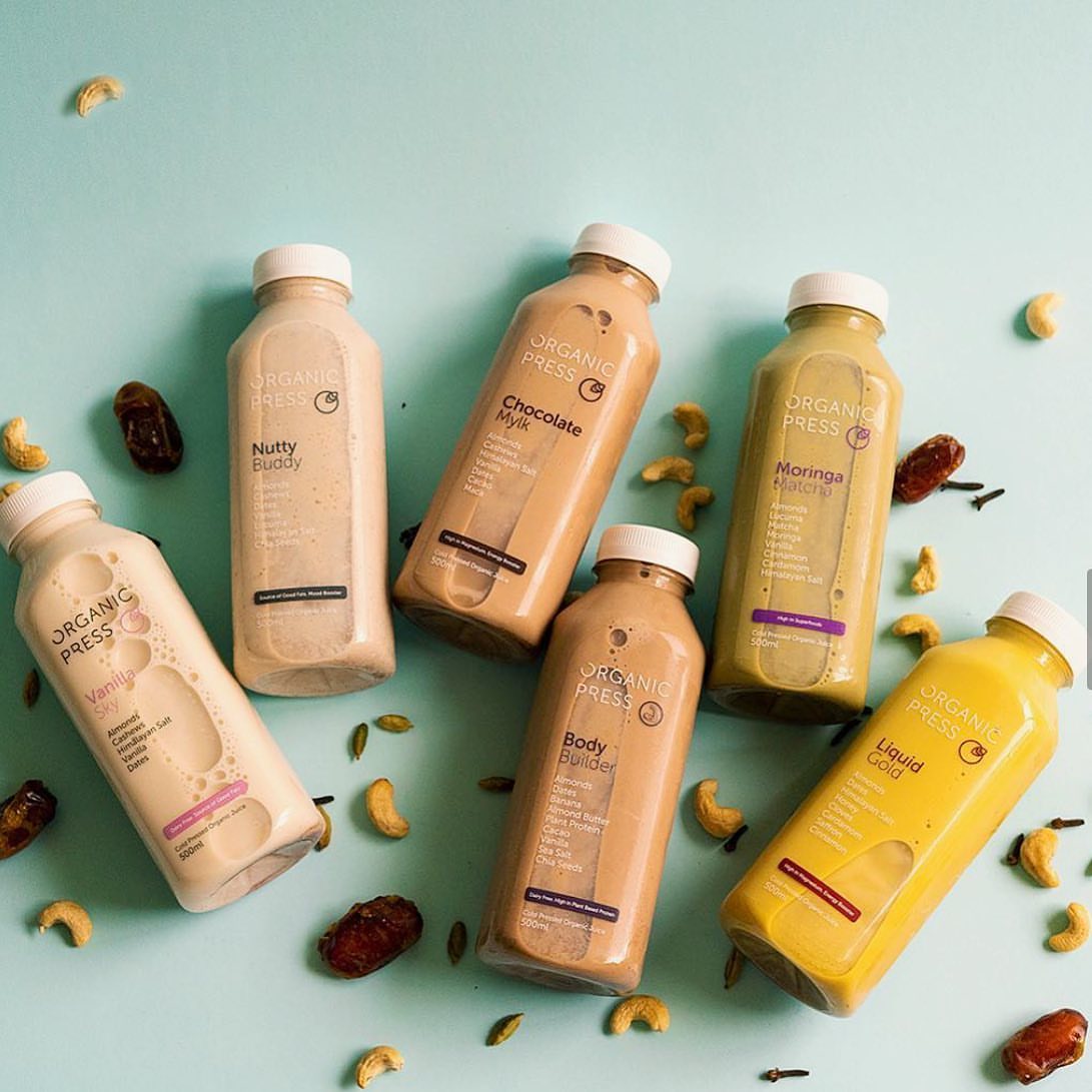 Have you broken your fast yet with one of our guilt free nut mylks Our almond & cashew mylks are pressed daily! Try one of our many different blends #NutMylks #OrganicPress