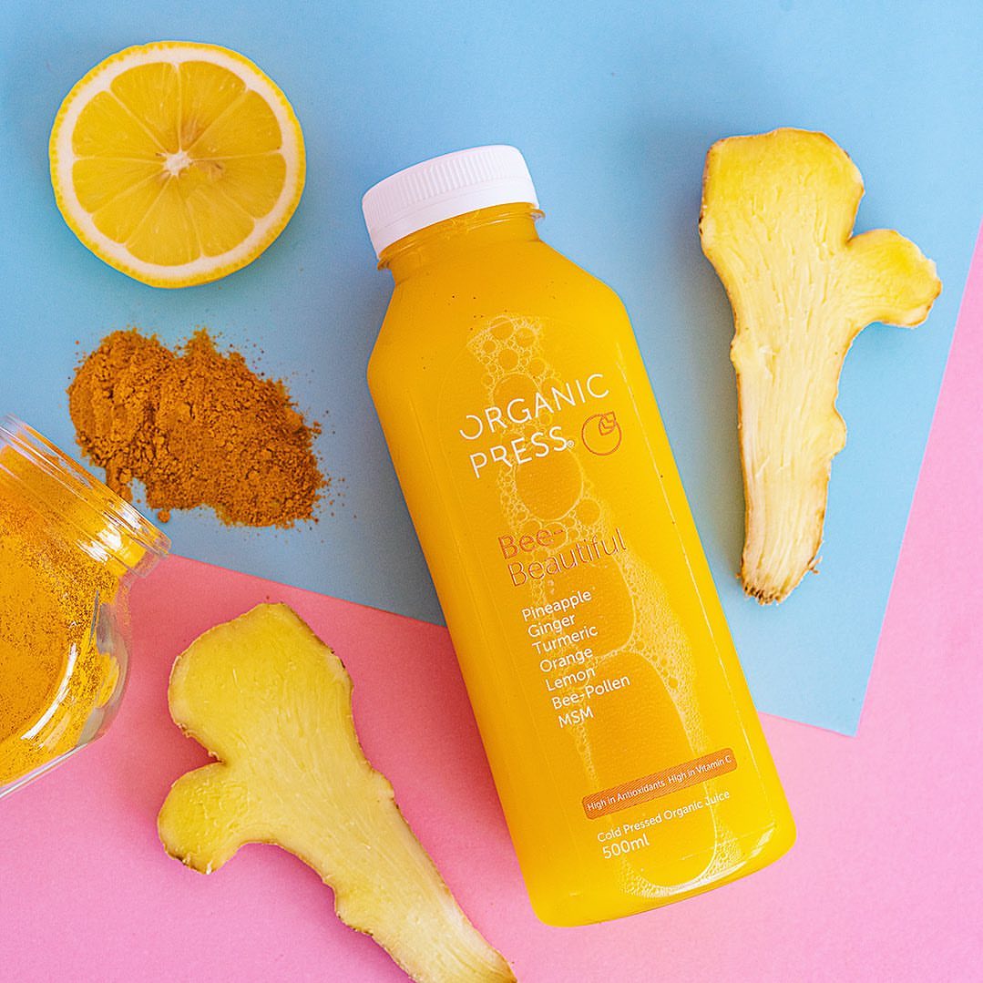 What is Bee Pollen Bee Pollen is a ball of pollen made by young bees when they land on a flower Why is it good for us It is considered a superfood that relieves inflammation, acts as an antioxidant, boosts liver health & strengthens your immune system Flush your system with all the necessary micronutrients it needs with Organic Cold Pressed Juices! 100% Organic & Certified! #OrganicPress