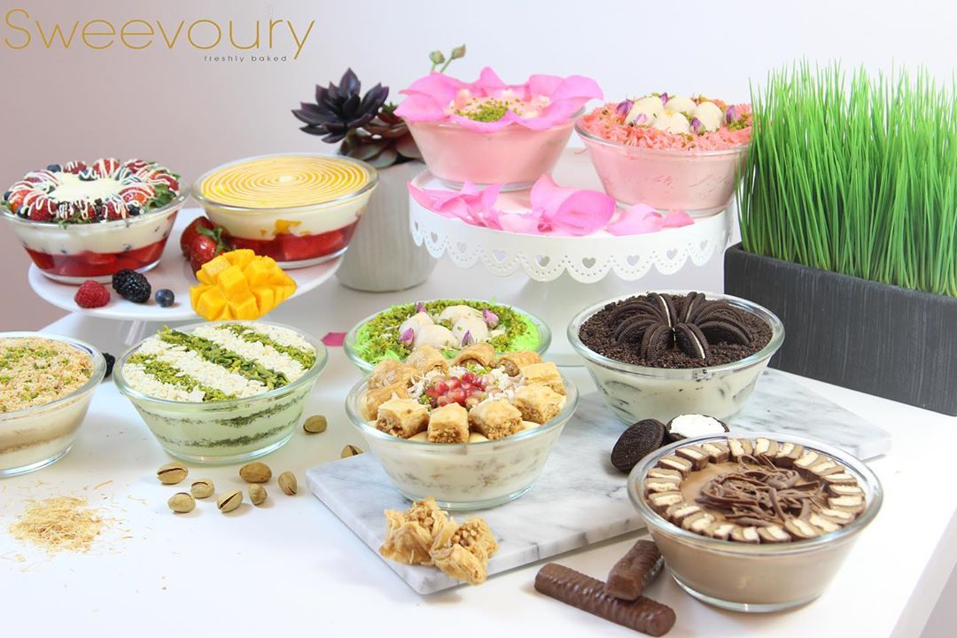 Assorted trifle
