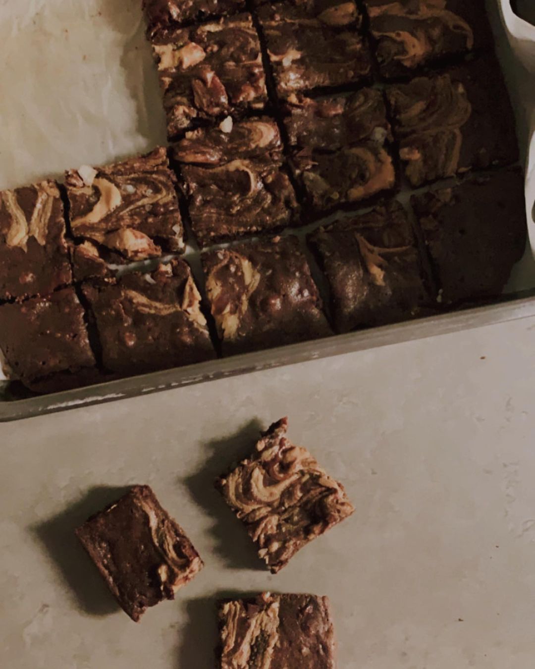 Keto salted peanut better brownies