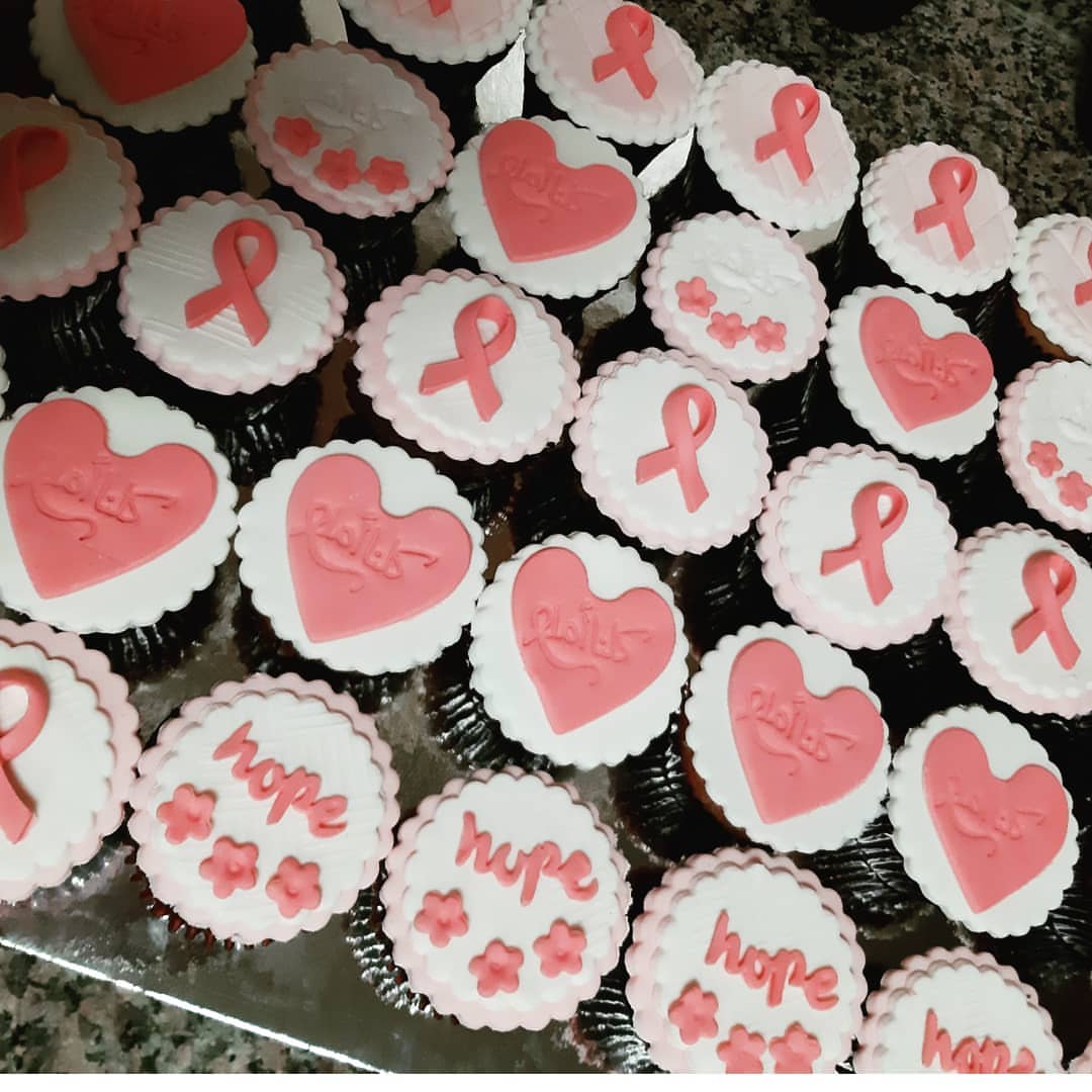 #breastcancerawareness #breastcancerawarenessmonth #yasmeencakes_girls