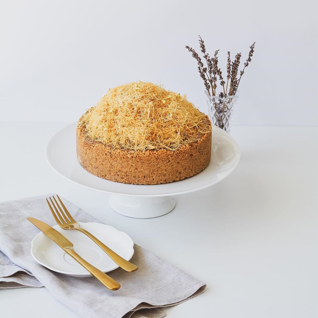 كنافة نوتيلا جيز كيك
Nutella Kunafa cheese cake
294 Dhs