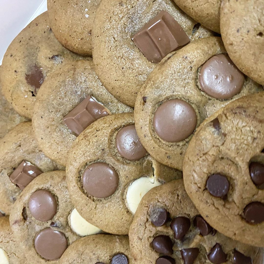 cookies mixed with 4 different flavors ❤️