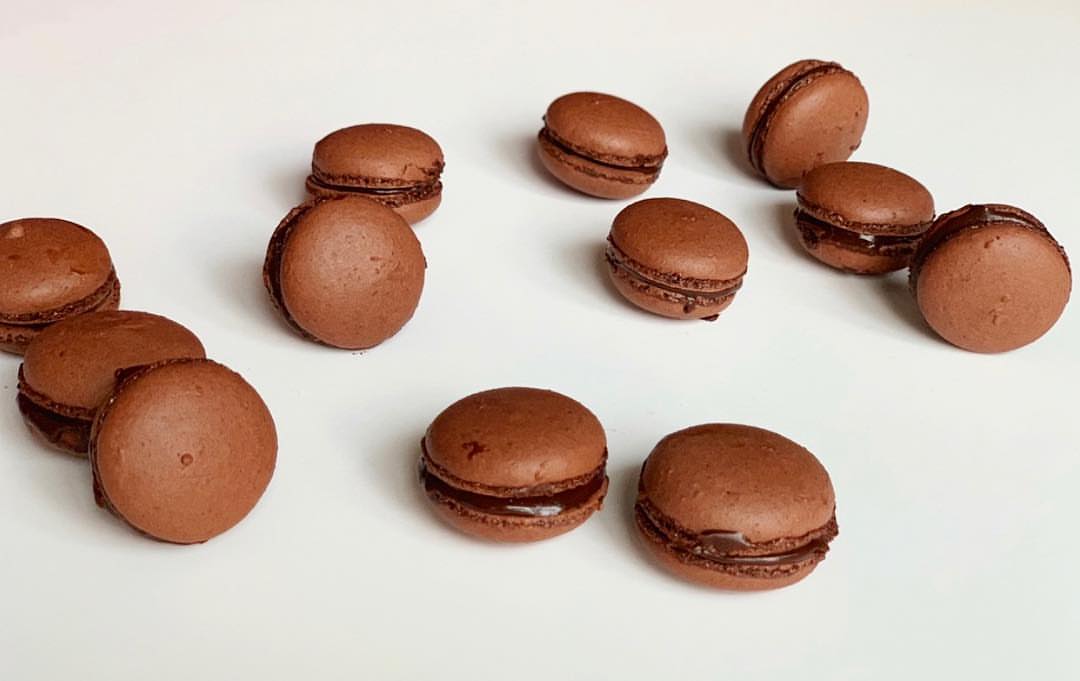 Chocolate macaroons
#chocolate#macaroons#almonds#cookies#homemade#yummy#delish#nutella#ganache