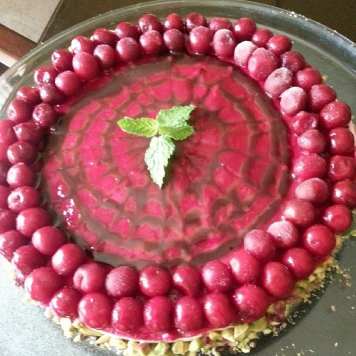 Raspberry cheesecake