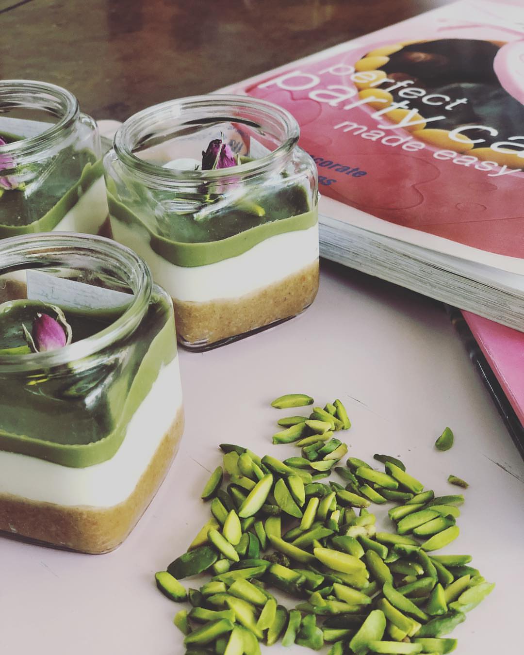 Pistachio cheesecake
Available at @blossom.sweets.uae