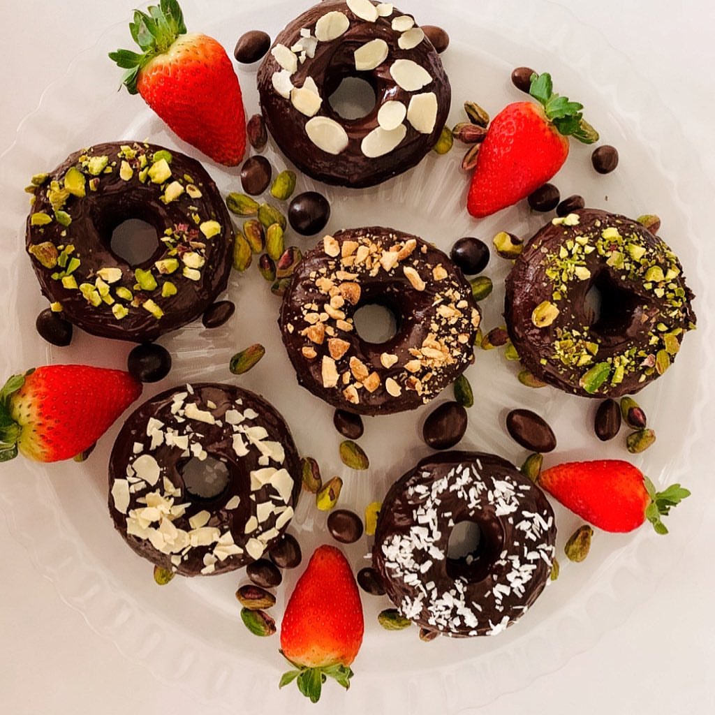 Keto Baked Doughnuts order yours now! #ketorecipes#ketoweightloss#keto_sweets#keto_doughnuts#baytooti#order_now#amman#jordan#lovejo