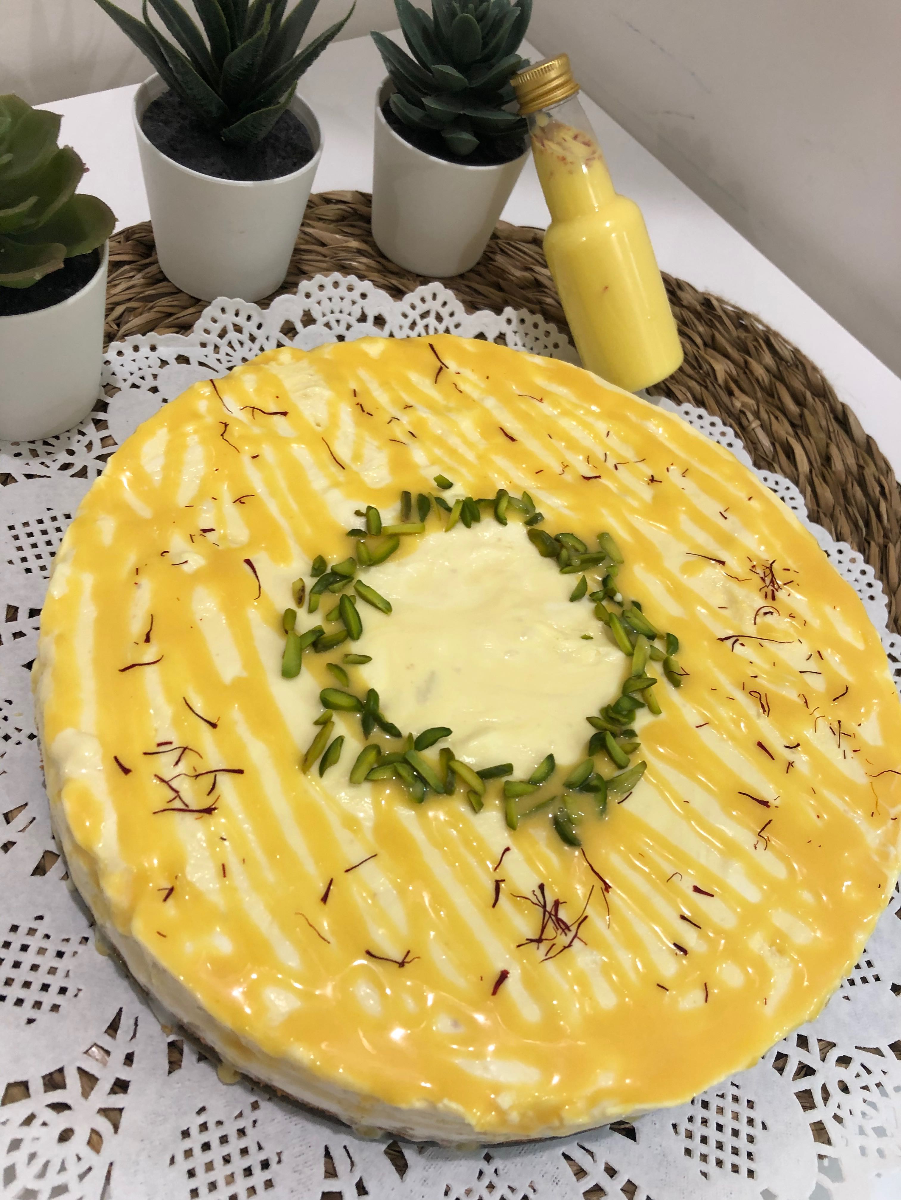 تشيز كيك الزعفران