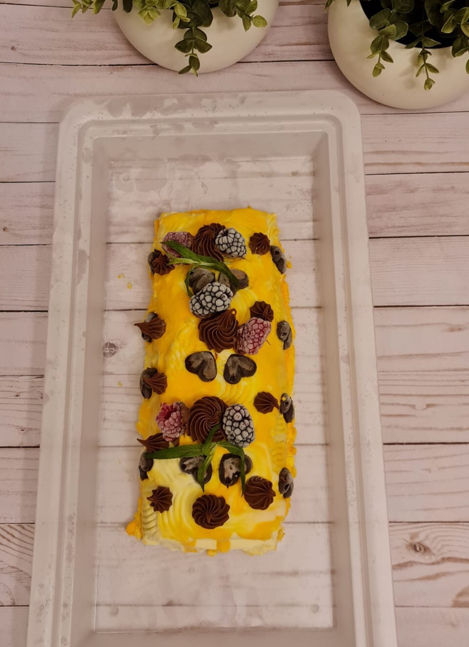 Ice Cream Swiss Roll Cake