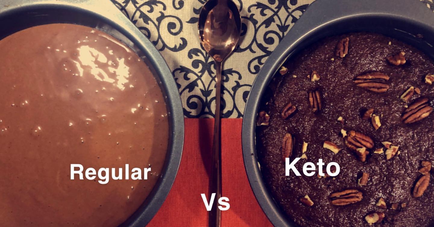 When you live in a keto fighter and regular sugary foody people that’s what happened #keto #cake #chocolate