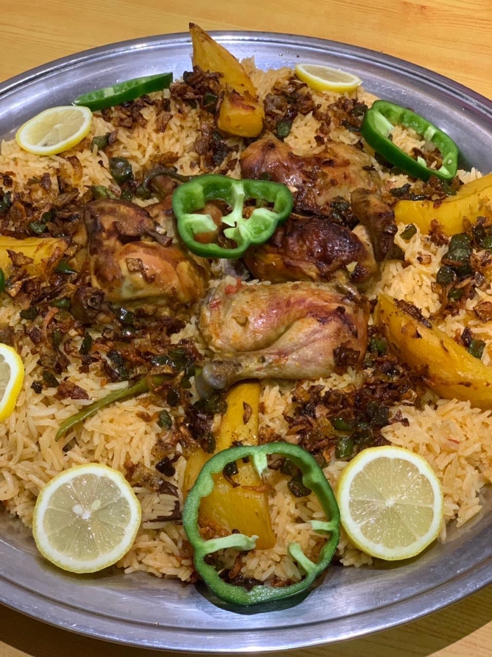 رز ودجاج