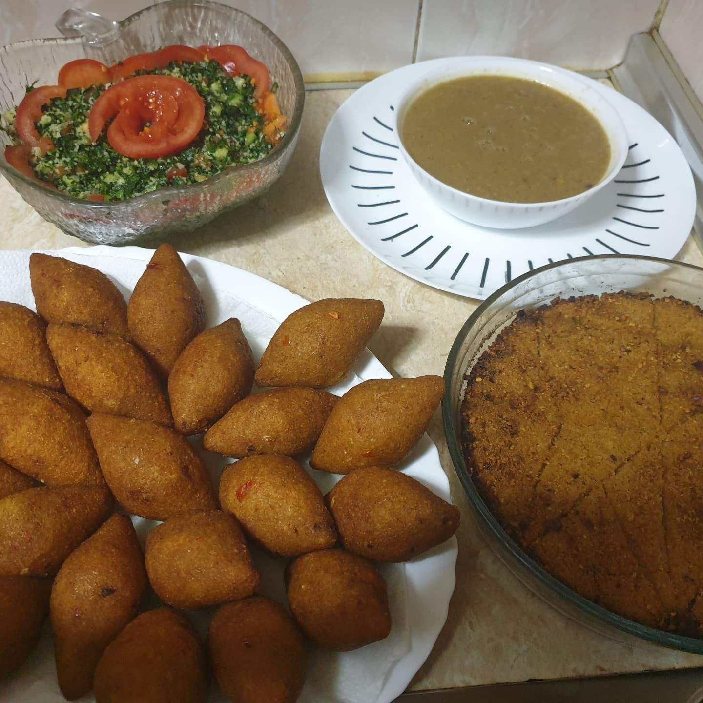كبة مقلية ، حشوة لحمة اكسترا